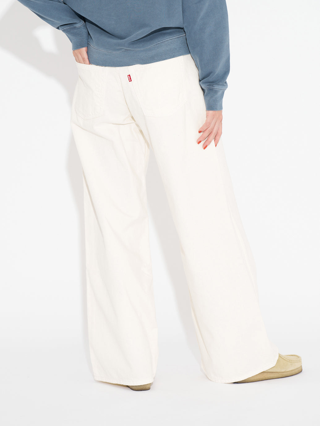 BAGGY DAD WIDE LEG ホワイト SERENITY NOW