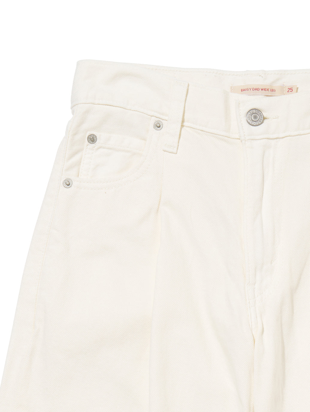 BAGGY DAD WIDE LEG ホワイト SERENITY NOW