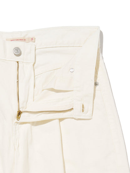 BAGGY DAD WIDE LEG ホワイト SERENITY NOW