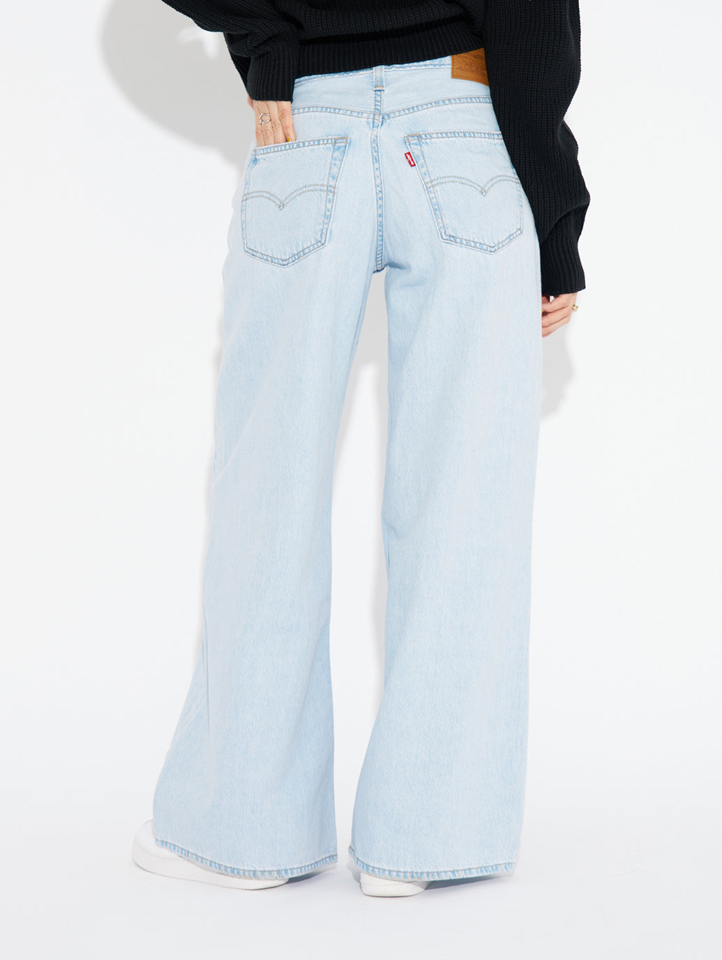 BAGGY DAD WIDE LEG ライトインディゴ NEVER GOING TO CHANGE