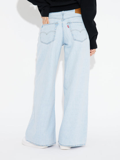 BAGGY DAD WIDE LEG ライトインディゴ NEVER GOING TO CHANGE