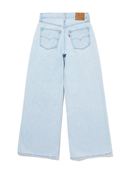 BAGGY DAD WIDE LEG ライトインディゴ NEVER GOING TO CHANGE