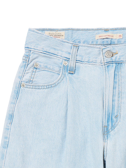 BAGGY DAD WIDE LEG ライトインディゴ NEVER GOING TO CHANGE