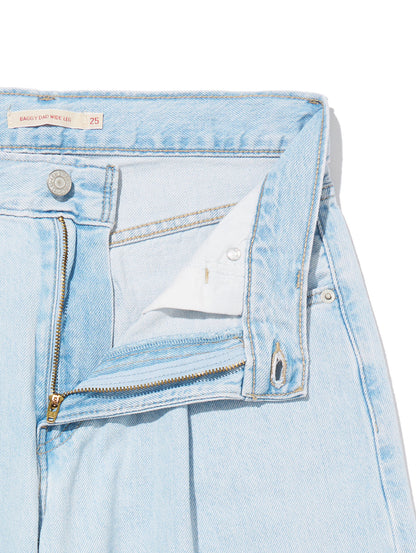 BAGGY DAD WIDE LEG ライトインディゴ NEVER GOING TO CHANGE