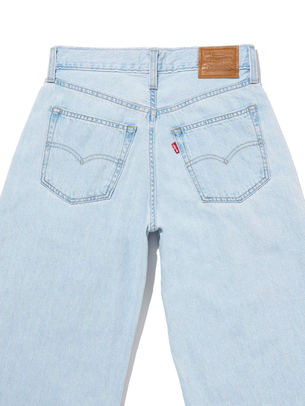 BAGGY DAD WIDE LEG ライトインディゴ NEVER GOING TO CHANGE