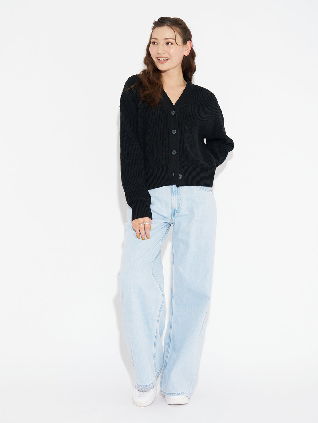 BAGGY DAD WIDE LEG ライトインディゴ NEVER GOING TO CHANGE