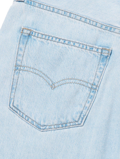 BAGGY DAD WIDE LEG ライトインディゴ NEVER GOING TO CHANGE