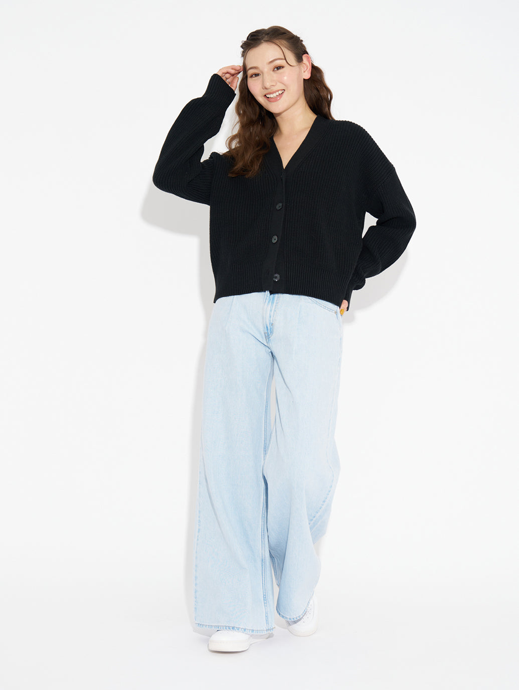 BAGGY DAD WIDE LEG ライトインディゴ NEVER GOING TO CHANGE