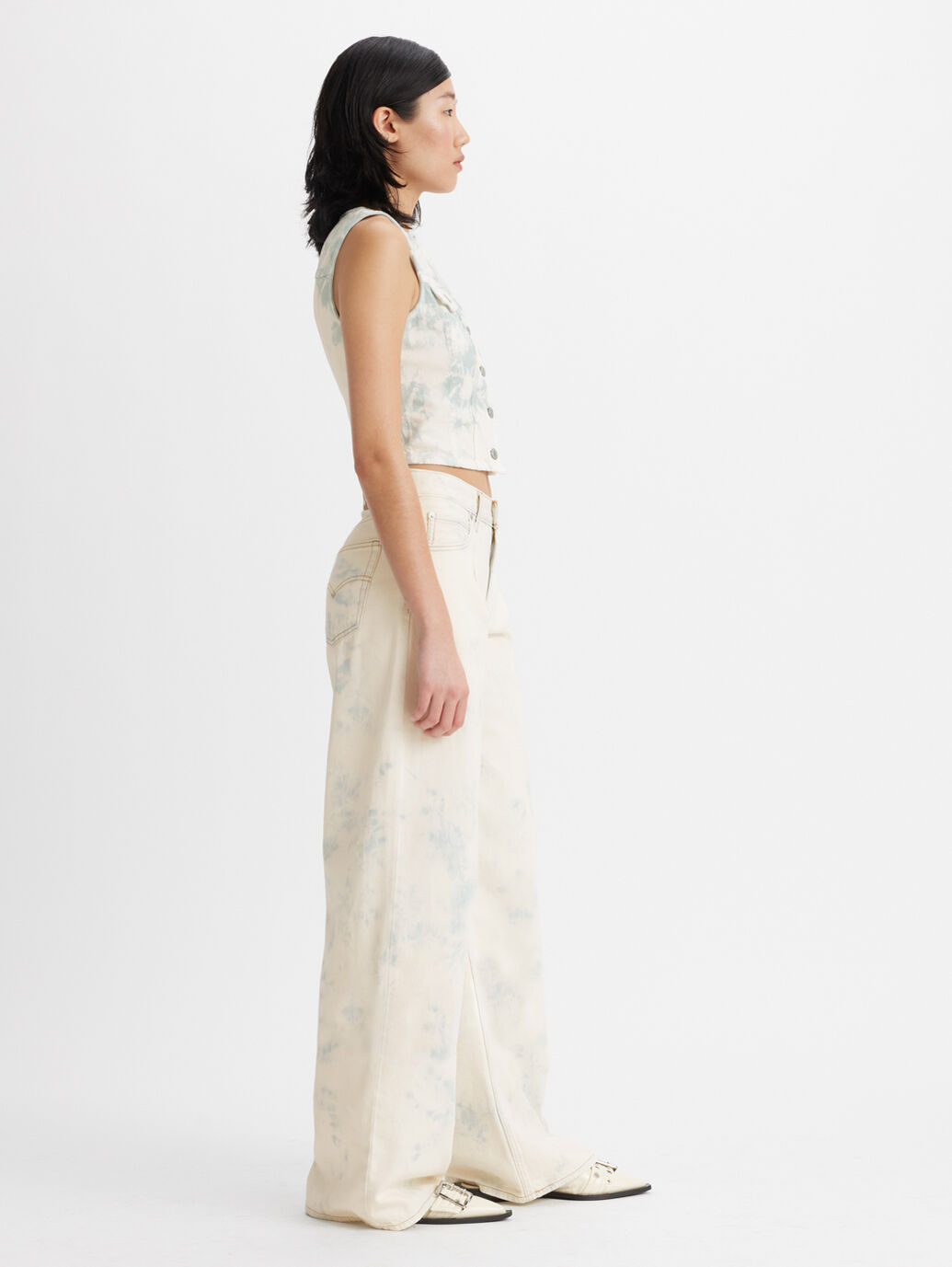 BAGGY DAD WIDE LEG MAYBE BLUE WL