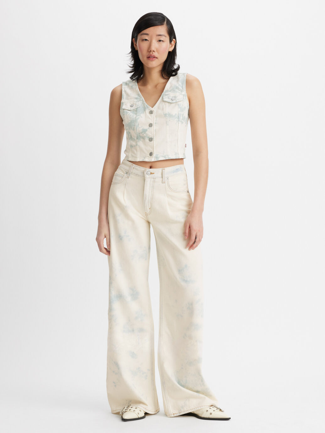 BAGGY DAD WIDE LEG MAYBE BLUE WL