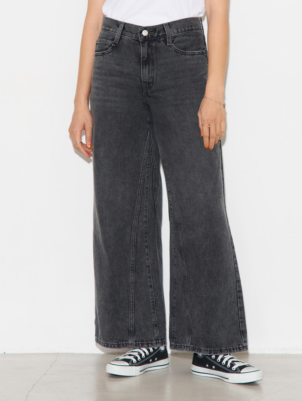 94 BAGGY WIDE LEG ブラック WHERE'S MY PHONE