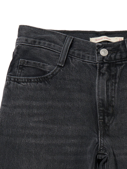 94 BAGGY WIDE LEG ブラック WHERE'S MY PHONE