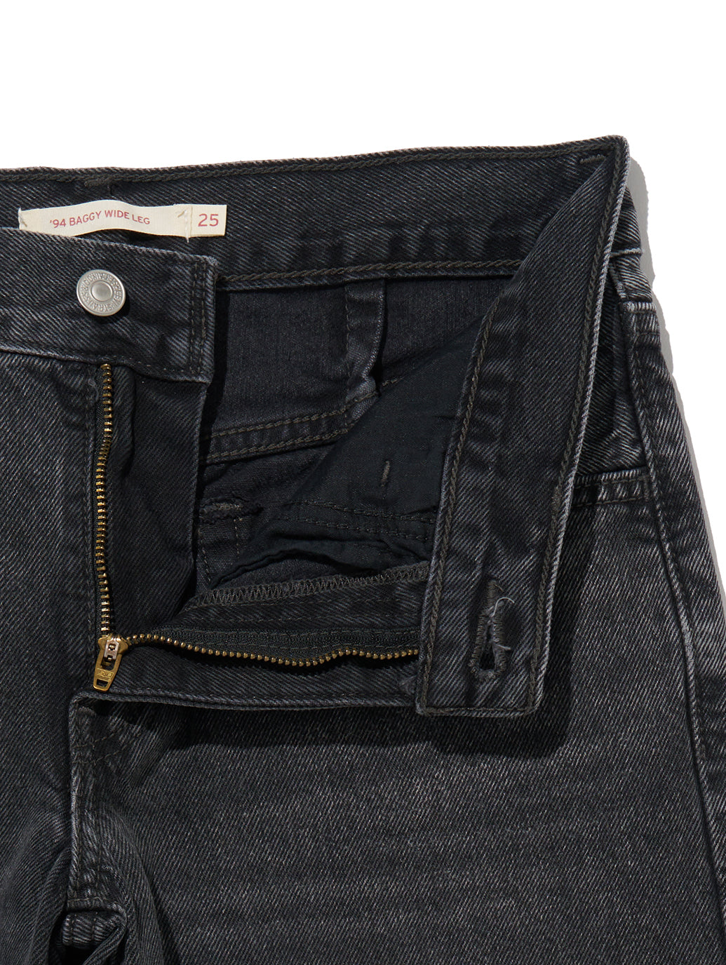 94 BAGGY WIDE LEG ブラック WHERE'S MY PHONE