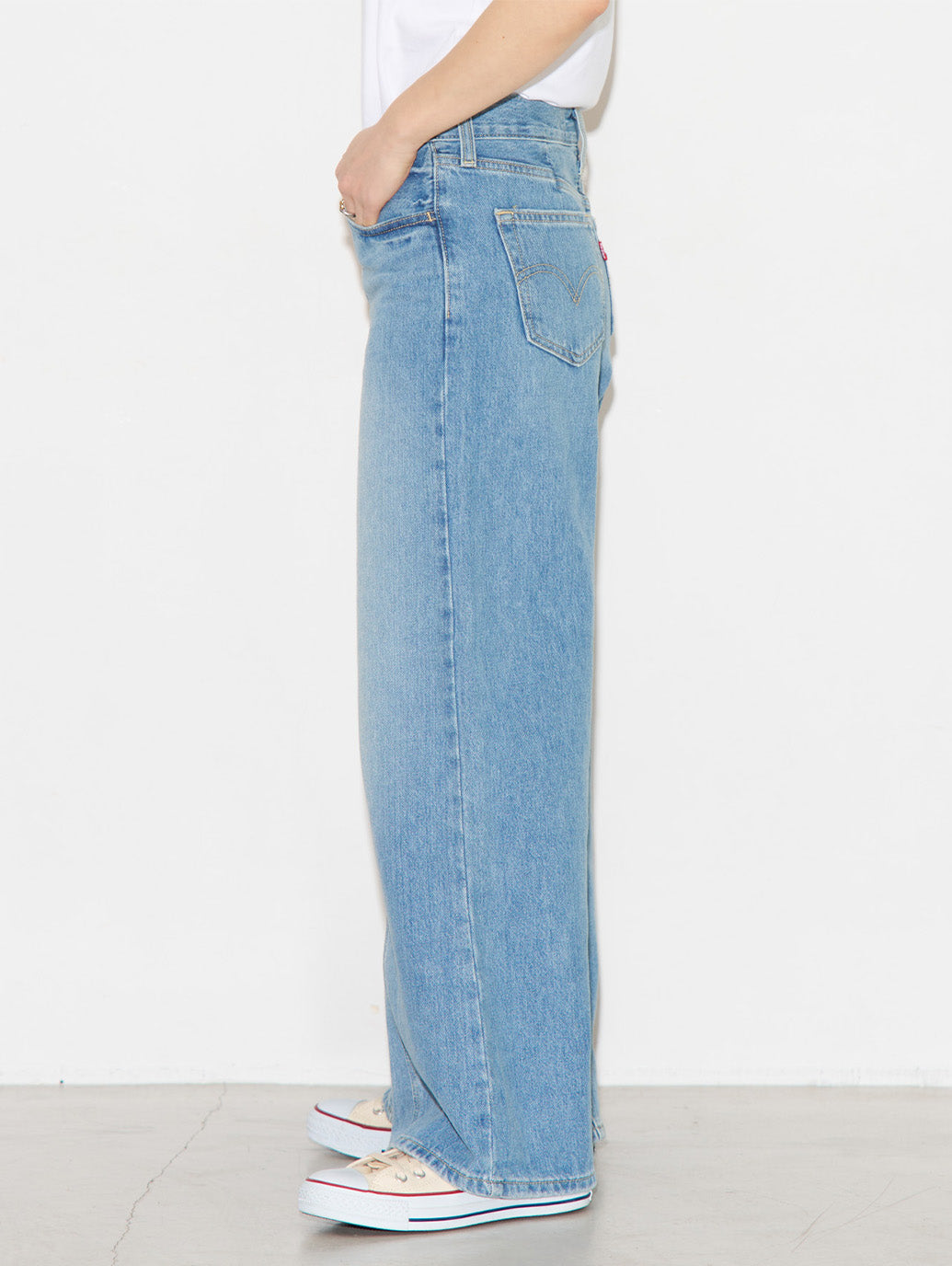 94 BAGGY WIDE LEG ミディアムインディゴ WHAT ELSE CAN IS