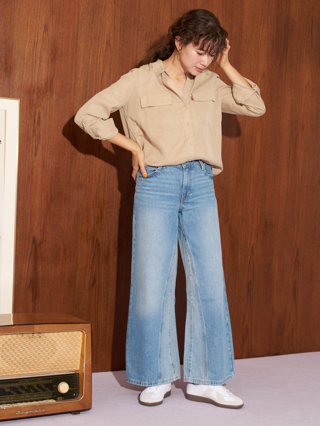 94 BAGGY WIDE LEG ミディアムインディゴ WHAT ELSE CAN IS