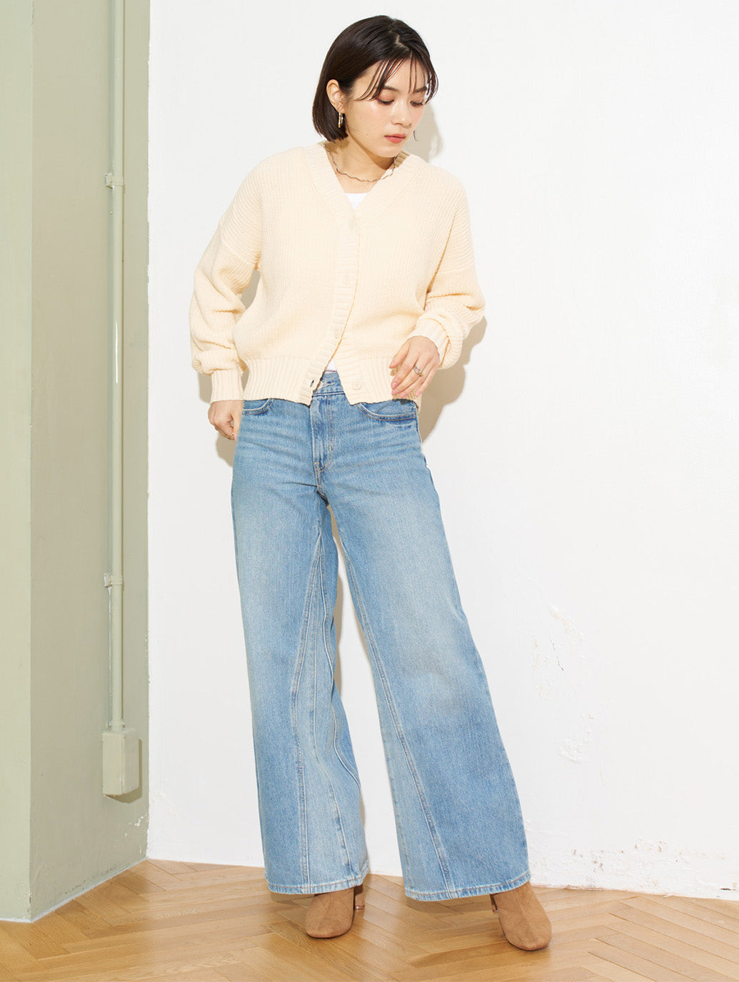 94 BAGGY WIDE LEG ミディアムインディゴ WHAT ELSE CAN IS