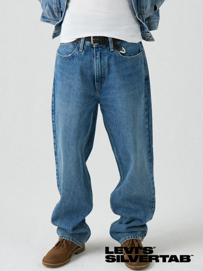 SILVERTAB™ ルーズフィット ミディアムインディゴ HERE FOR VIBES