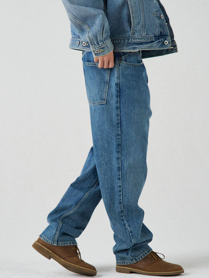 SILVERTAB™ ルーズフィット ミディアムインディゴ HERE FOR VIBES