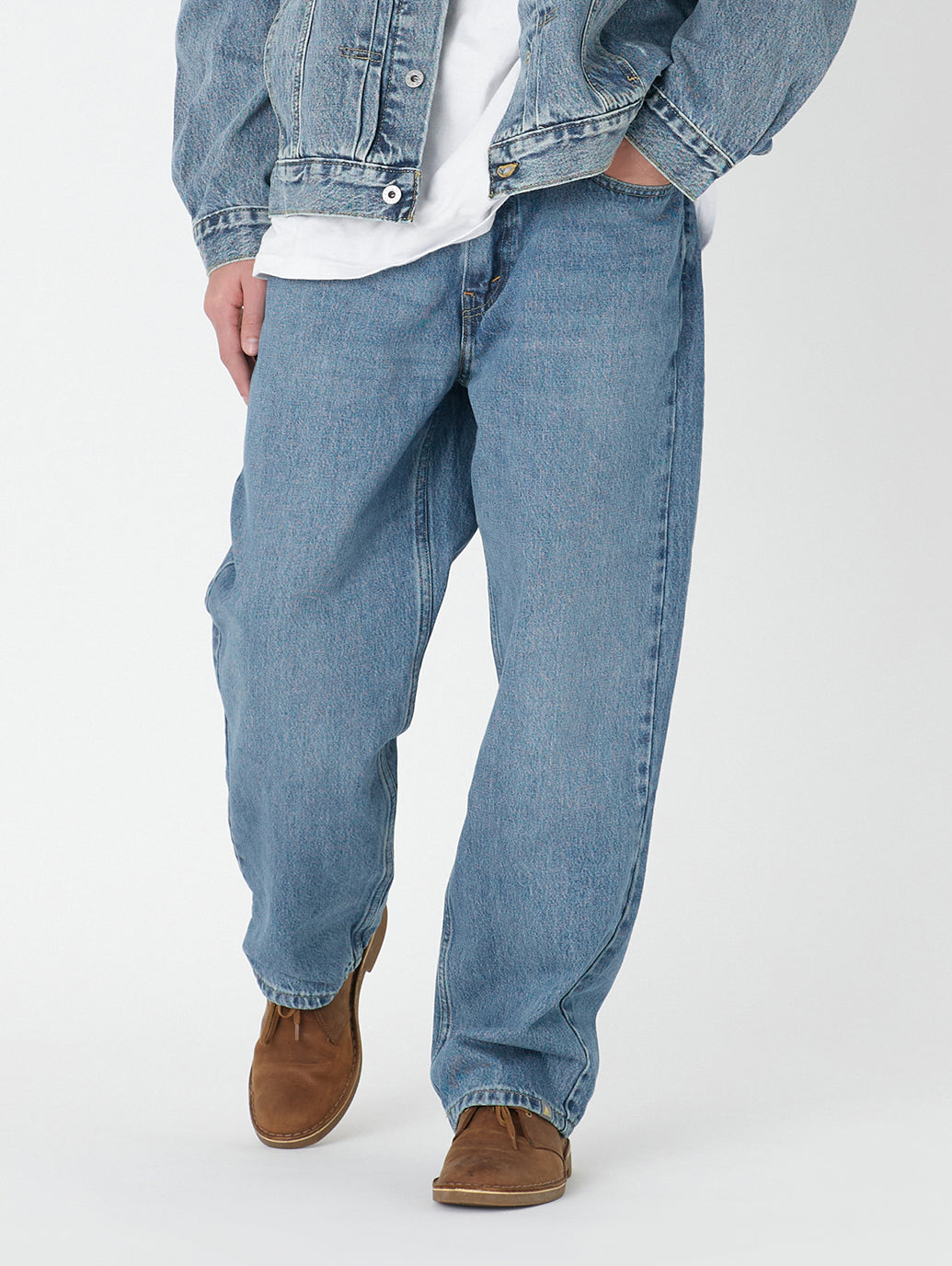 SILVERTAB™ ルーズフィット ミディアムインディゴ HERE FOR VIBES