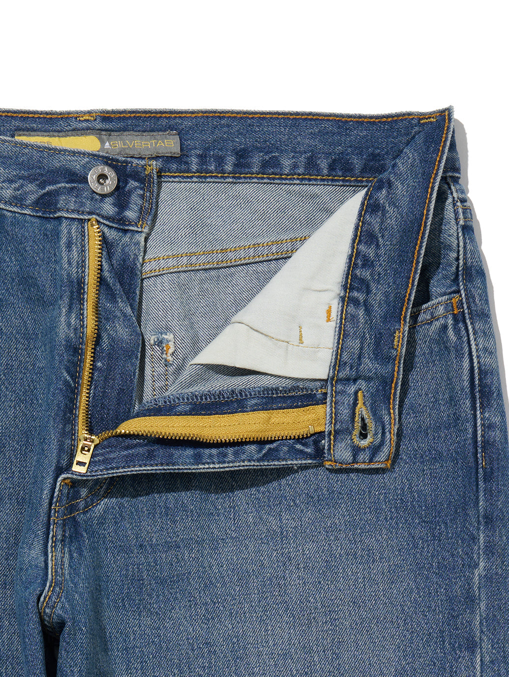 SILVERTAB™ ルーズフィット ミディアムインディゴ HERE FOR VIBES