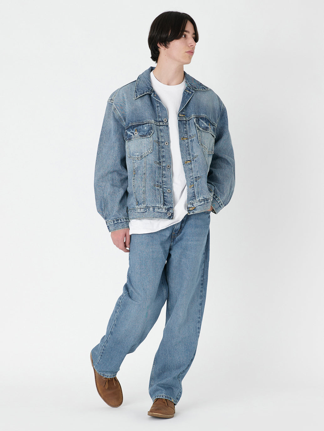 SILVERTAB™ ルーズフィット ミディアムインディゴ HERE FOR VIBES