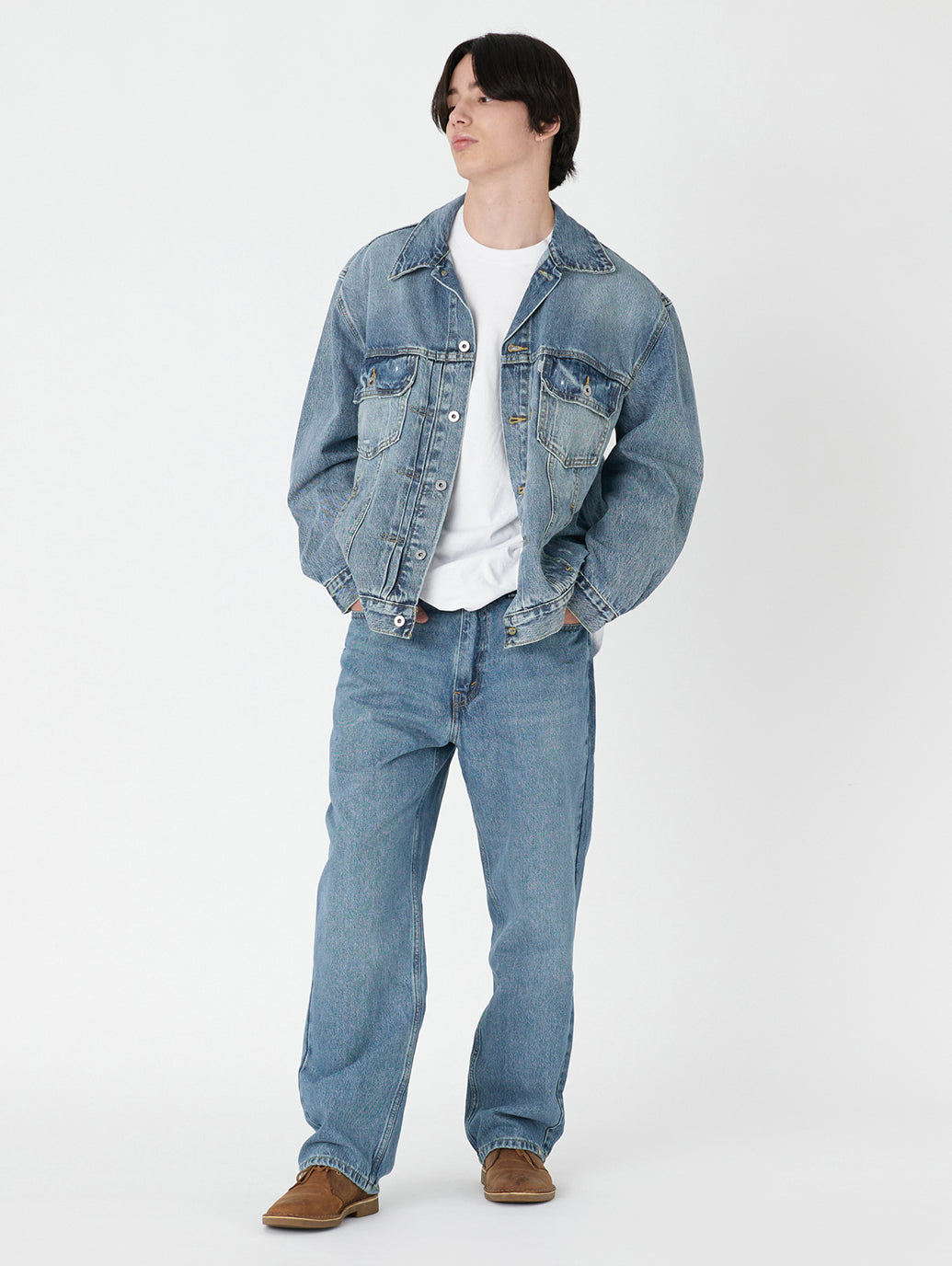 SILVERTAB™ ルーズフィット ミディアムインディゴ HERE FOR VIBES