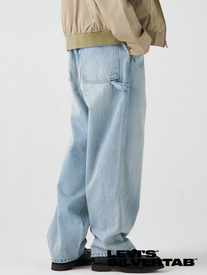 SILVERTAB™ バギーカーペンター ミディアムインディゴ BAG SECURED