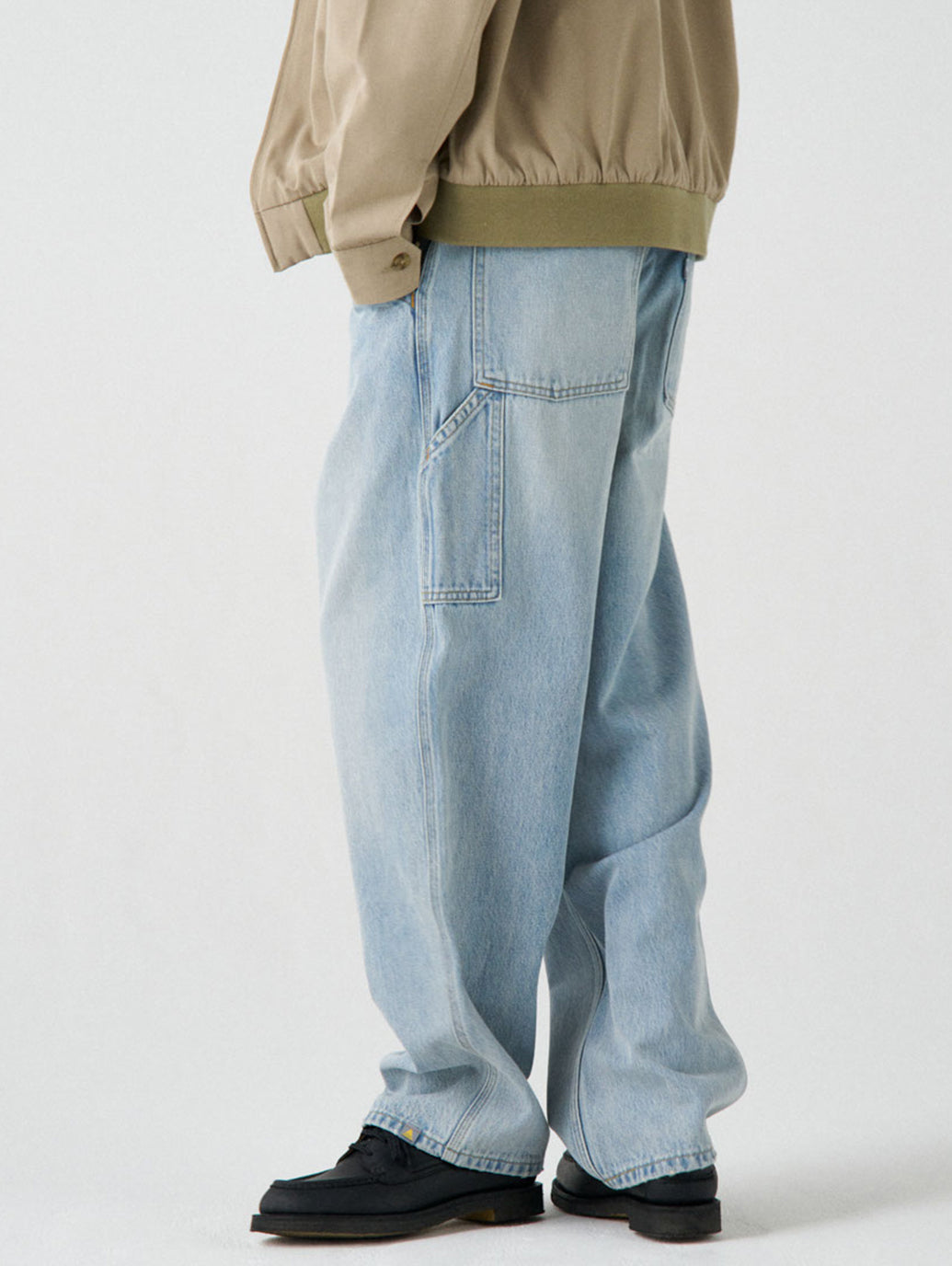 SILVERTAB™ バギーカーペンター ミディアムインディゴ BAG SECURED