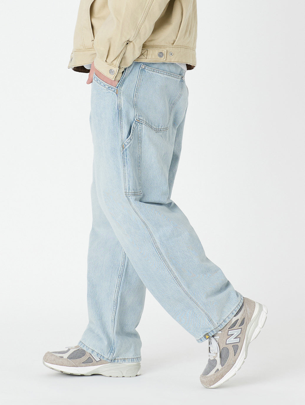 SILVERTAB™ バギーカーペンター ミディアムインディゴ BAG SECURED