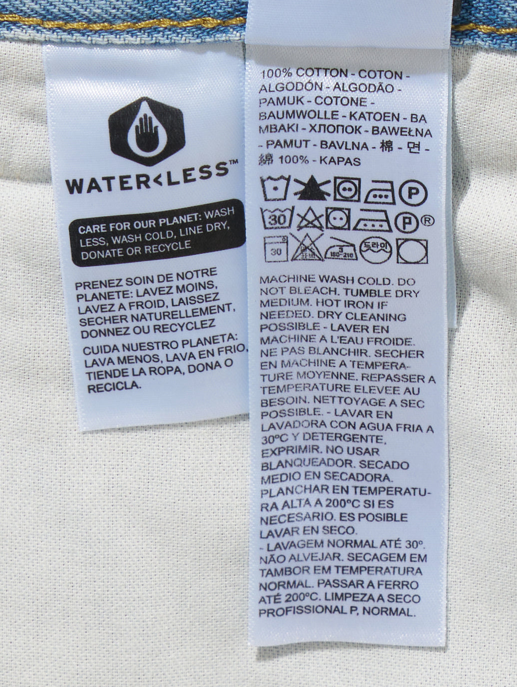 SILVERTAB™ バギーカーペンター ミディアムインディゴ BAG SECURED