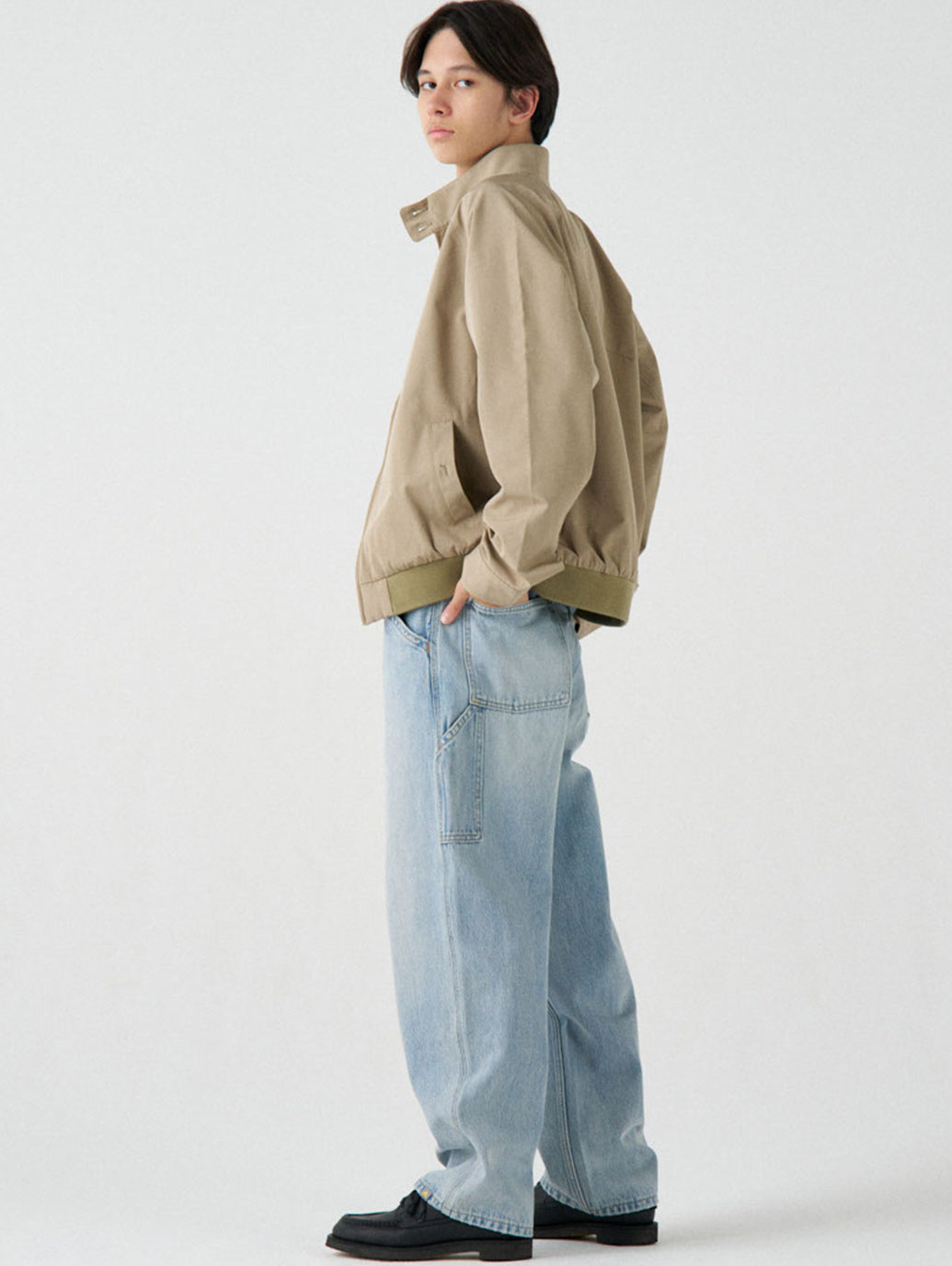 SILVERTAB™ バギーカーペンター ミディアムインディゴ BAG SECURED