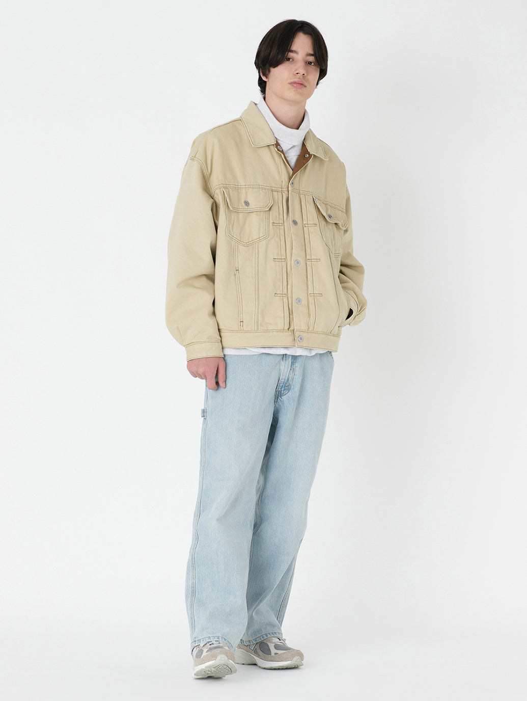 SILVERTAB™ バギーカーペンター ミディアムインディゴ BAG SECURED