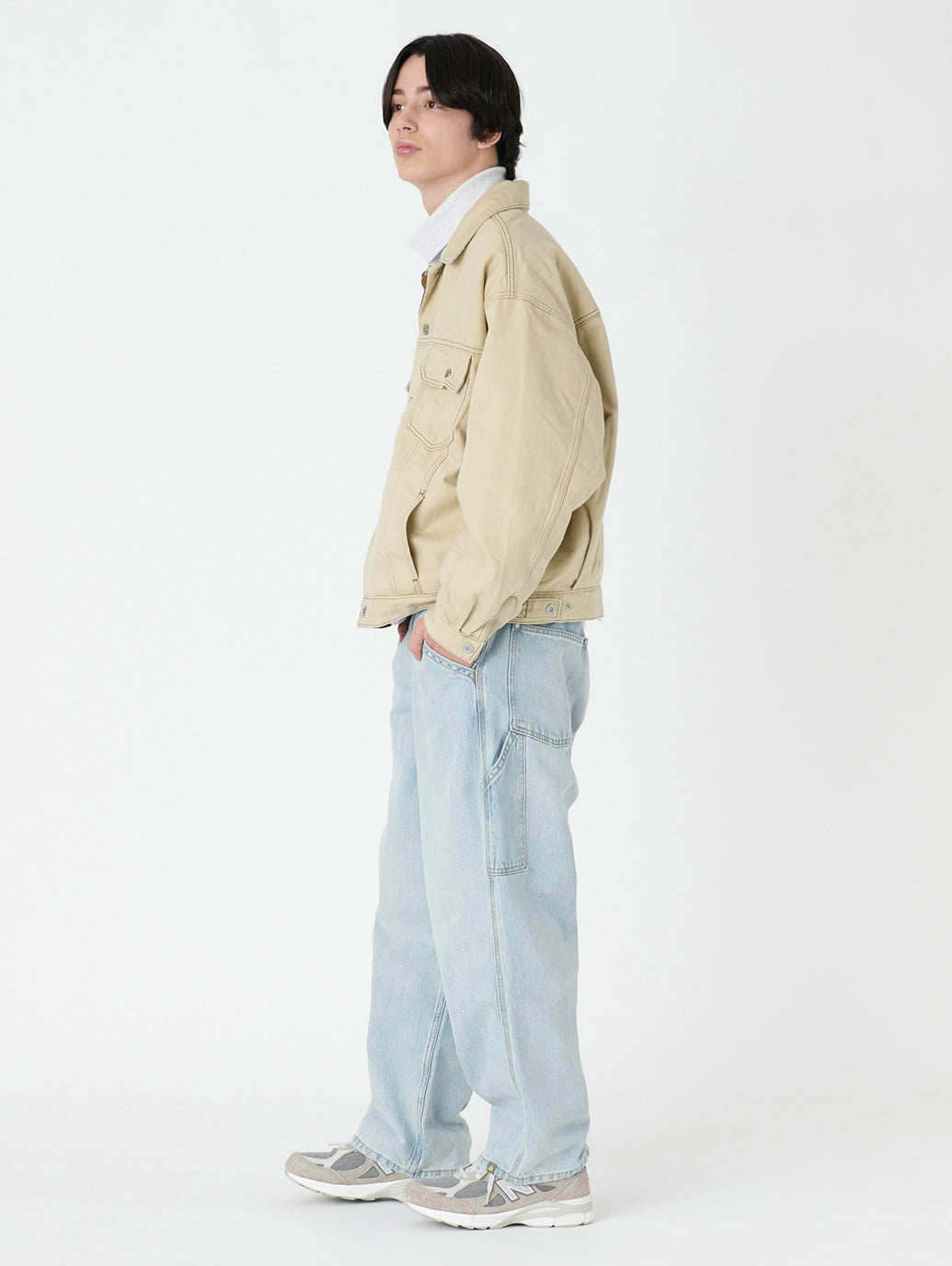 SILVERTAB™ バギーカーペンター ミディアムインディゴ BAG SECURED