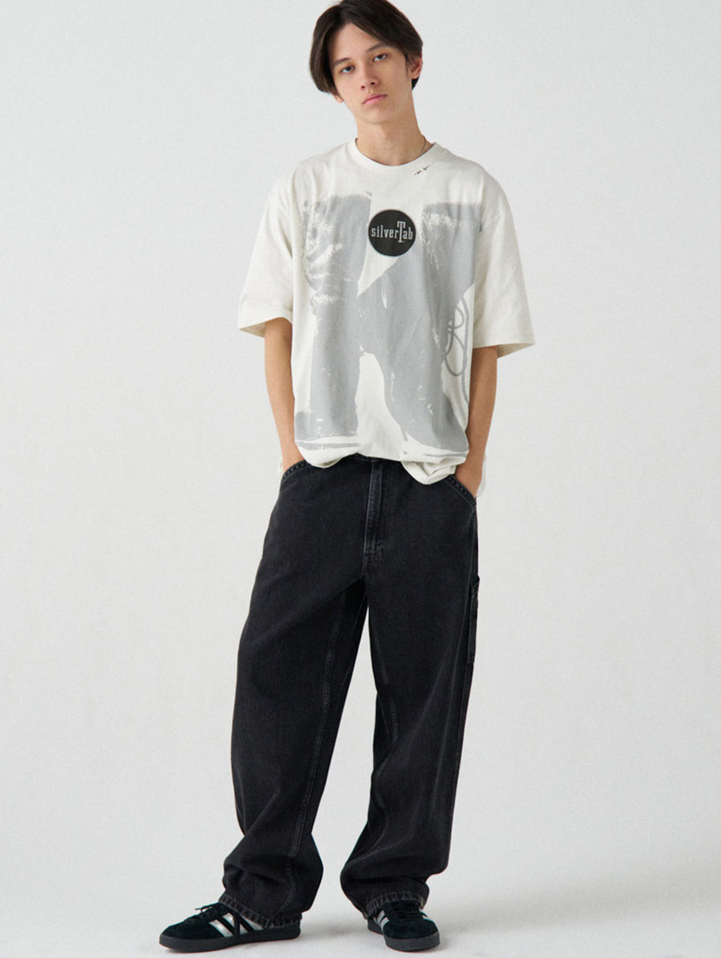 SILVERTAB™ バギーカーペンター ブラック I AM INEVITABLE