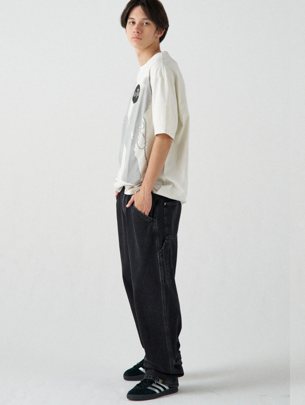 SILVERTAB™ バギーカーペンター ブラック I AM INEVITABLE