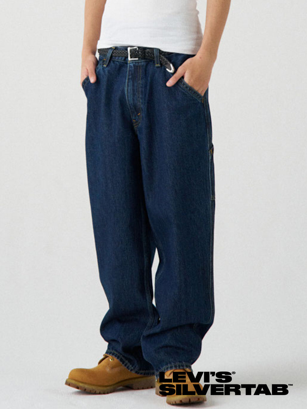 SILVERTAB™ バギーカーペンター ダークインディゴ RINSE CRUSADER