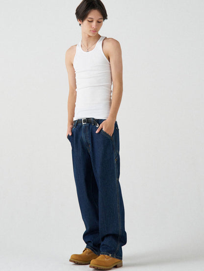 SILVERTAB™ バギーカーペンター ダークインディゴ RINSE CRUSADER