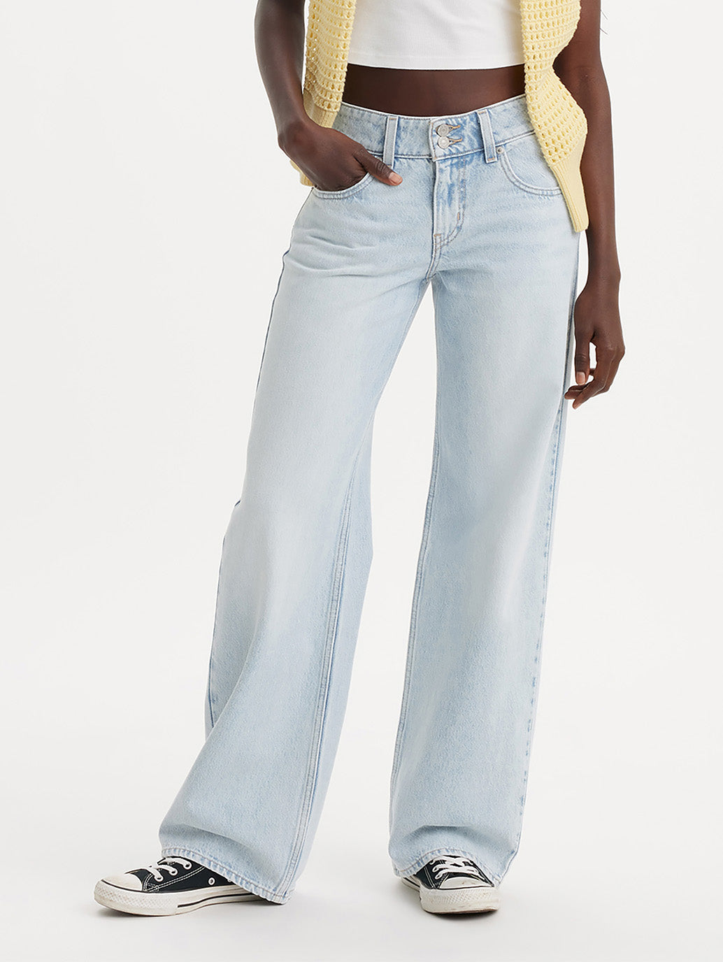 SUPERLOW ルーズ ジーンズ ライトインディゴ