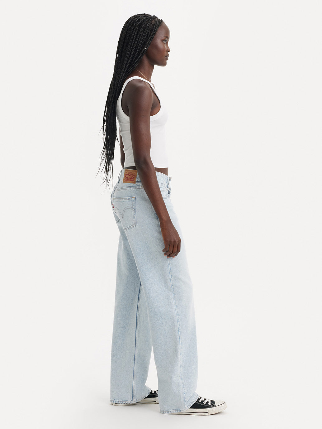 SUPERLOW ルーズ ジーンズ ライトインディゴ