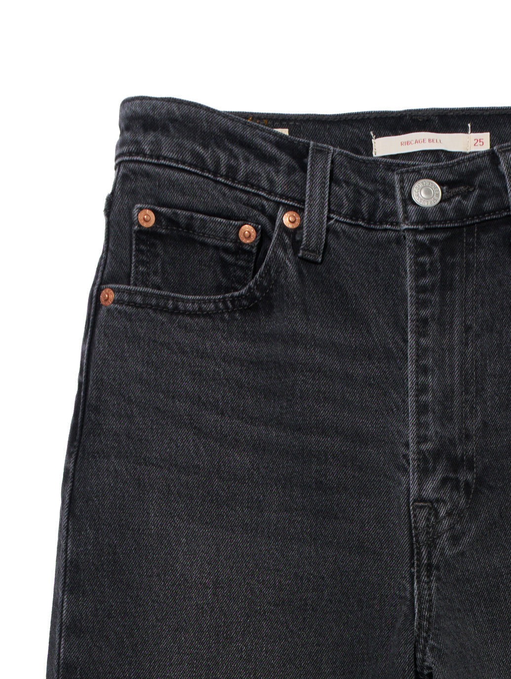 RIBCAGE BELLS ジーンズ ブラック