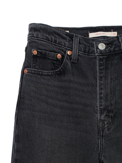 RIBCAGE BELLS ジーンズ ブラック