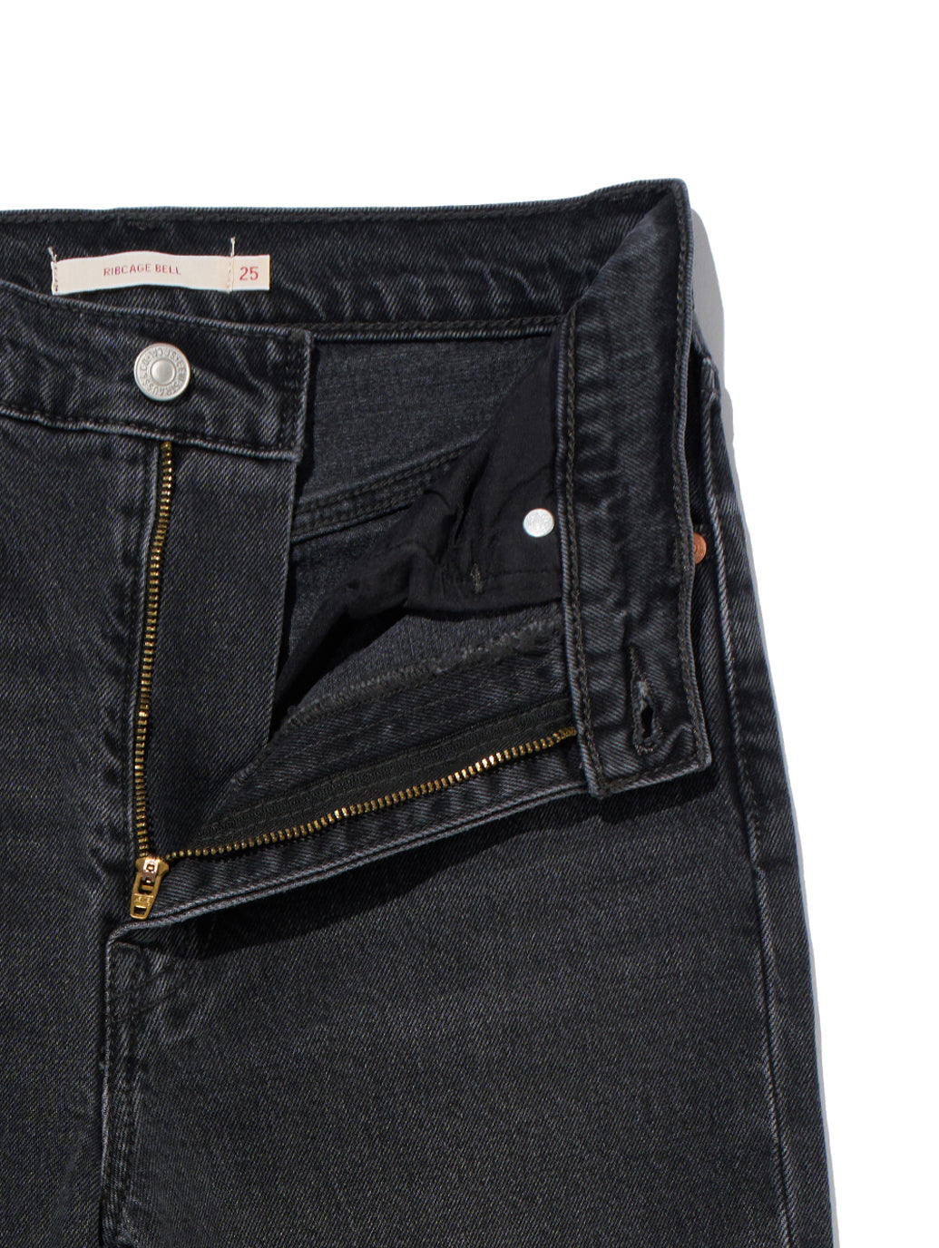 RIBCAGE BELLS ジーンズ ブラック