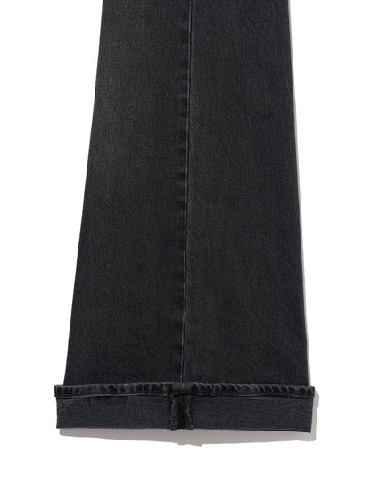 RIBCAGE BELLS ジーンズ ブラック