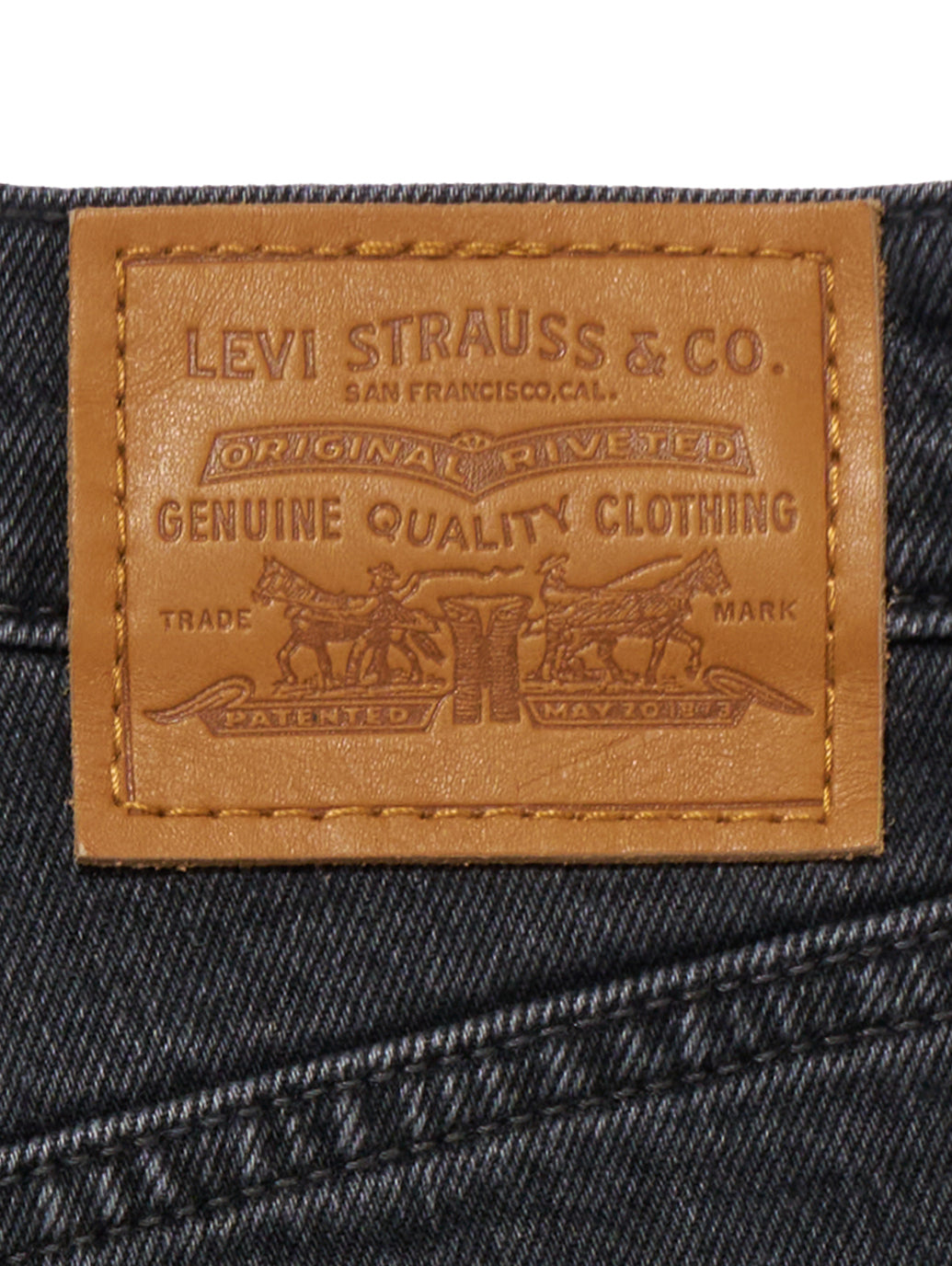 RIBCAGE BELLS ジーンズ ブラック