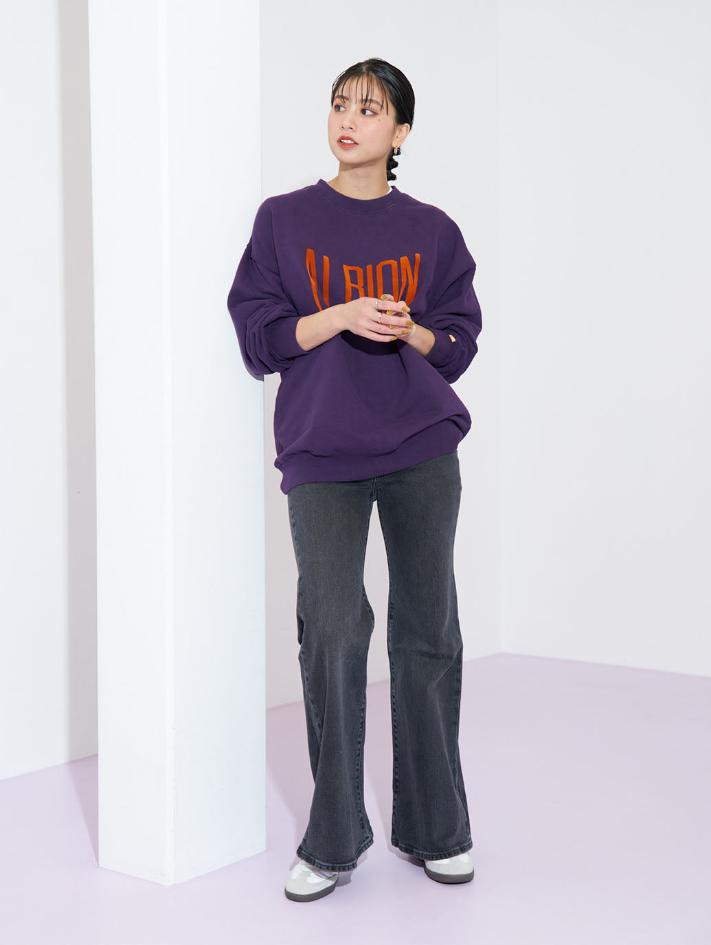 RIBCAGE BELLS ジーンズ ブラック