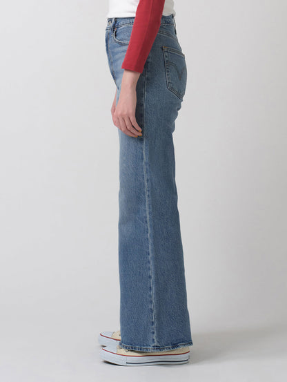 RIBCAGE BELLS ジーンズ ミディアムインディゴ