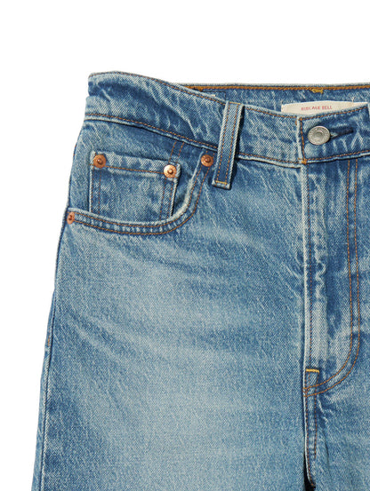 RIBCAGE BELLS ジーンズ ミディアムインディゴ