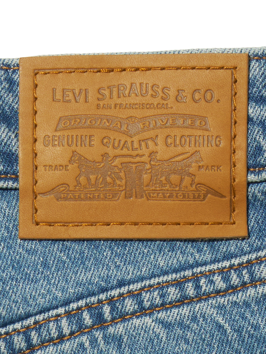 RIBCAGE BELLS ジーンズ ミディアムインディゴ