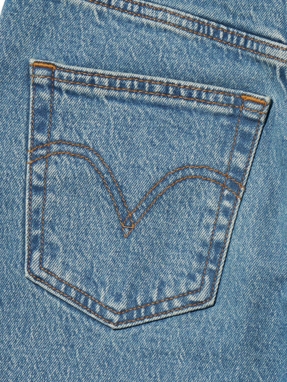 RIBCAGE BELLS ジーンズ ミディアムインディゴ