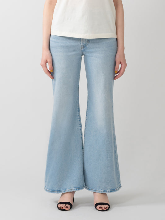 RIBCAGE BELLS ジーンズ ミディアムインディゴ